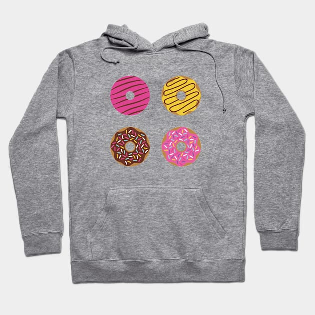 Sweet Donuts Hoodie by abstractocreate